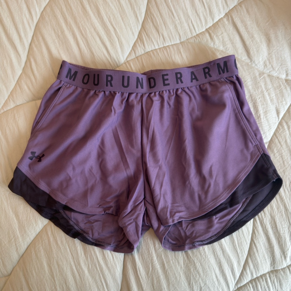 Under Armour Women's Purple Loose Athletic Shorts
